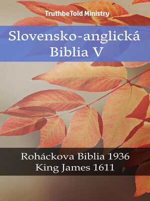 cover image of Slovensko-anglická Biblia V